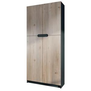 Vladon Armario Oficina Logan V1, Mueble Archivador con 5 Co…