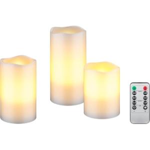goobay - Velas LED con temporizador y mando a distancia, lu…
