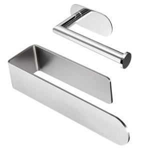 VOLTGY- Toallero de Baño sin Taladro de 24CM Acero Inoxidab…