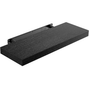 STOREMIC Estantería de Pared Negra, Juego de 1 Estantería S…
