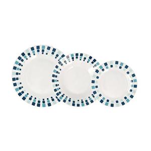Quid Simetric Vajilla Porcelana 18 Piezas - 6 Personas
