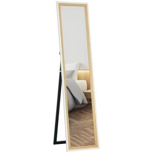 HOMCOM Espejo de Cuerpo Entero 157x37 cm Espejo de Pie o de…