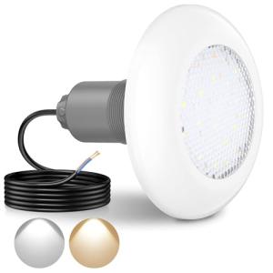 LyLmLe Foco Piscina LED con Rosca Externa 2", 12W Proyector…