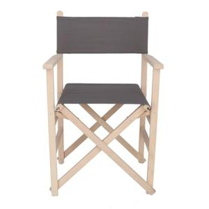 WELL HOME - Sillon director sunset acabado SIN barniz, lona…