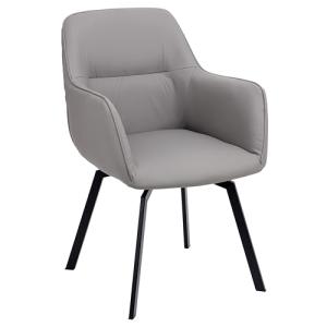 Baroni Home Sillón Giratorio Moderno con Reposabrazos y Tap…