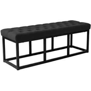 CLP Banco Acolchado Polson En Terciopelo I Banqueta Otomana…