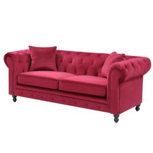 HABITMOBEL Sofa de 3 Plazas 195cm Model Sofá Chesterfield t…