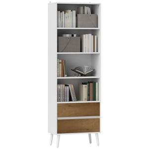 HOMCOM Librería de 6 Niveles Estantería de Libros Organizad…