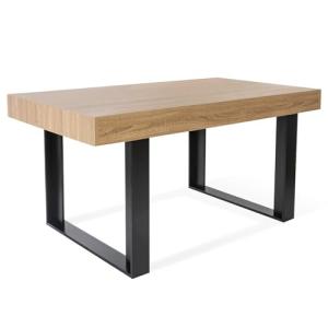 IDMarket PHOENIX - Mesa de comedor rectangular para 6 perso…