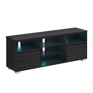 VASAGLE Mueble TV con Luces LED, Mesa de TV Moderna para Te…