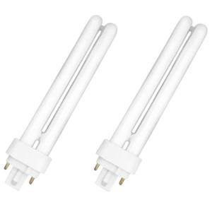 Tradineur - Pack de 2 bombillas de bajo consumo, 2 pines y…