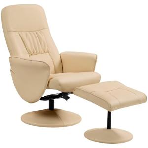 HOMCOM Sillón Relax con Reposapiés Sillón Relajante Girator…