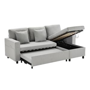 Sofá Cama Modular Esquinero en L con Chaise Longue Reversib…