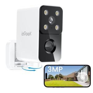ieGeek 2K Camara Vigilancia WiFi Exterior/Interior, Panorám…