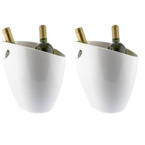 Koala Spain Nature Cubitera Vino, Acrílico, Blanco, 1 o 2 B…