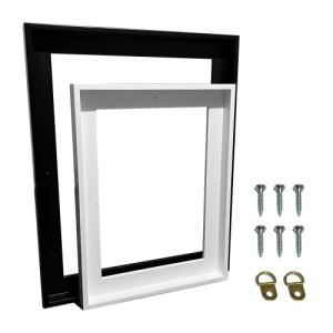 Artnova Marco flotante para lienzo de 40 x 60cm (Negro) - M…