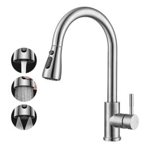 TEKXDD Grifo Cocina Extraible, Grifo Cocina Fregadero con 3…