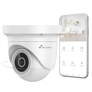 NIVIAN Cámara de Seguridad Motorizada 2K con WiFi, Detecció…