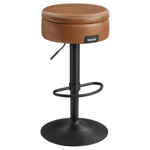 VASAGLE EKHO Colección - Silla de Bar 360° Giratoria, Silla…