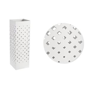 HERSIG - Paragüero Blanco Rombos | Paragüero Blanco diseño…