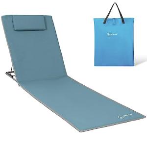 Homecall - Esterilla acolchada para playa, sin paragua, XXL…