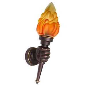 JINGLING Pared clásica Antorcha - Retro Simplicidad Latón y…
