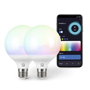 Garza Smart - Pack 2 Bombilla LED Inteligente Wifi Globo G9…