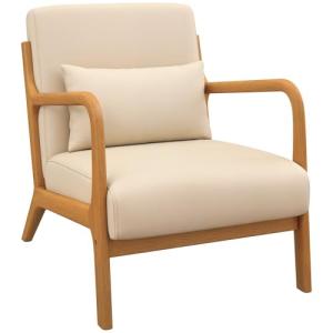 HOMCOM Butaca de Salón Butaca Nórdica Sillón de Salón con R…