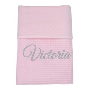 Manta Colcha de Verano para Bebe Recien Nacido Personalizad…