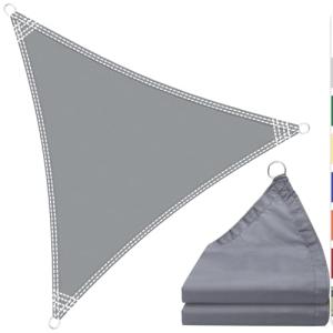 Toldo Vela de Sombra Triángulo 1.5m x 1.5m x 1.5m HDPE Tran…
