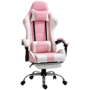 Vinsetto Silla Gaming Reclinable Silla Gamer Giratoria con…