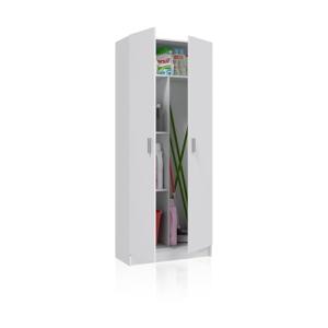duehome | Armario Multiusos, Escobero, 2 Puertas, Modelo Mu…
