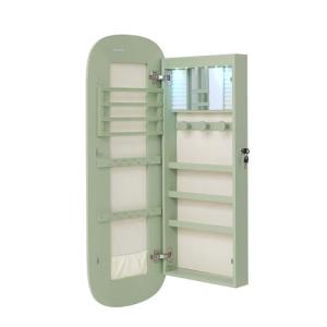 SONGMICS Armario para Joyas, Espejo Joyero de Pared o Puert…