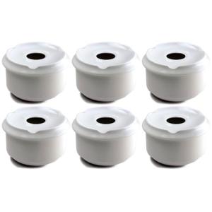 Tradineur - Pack de 6 ceniceros redondos de cerámica, cuenc…