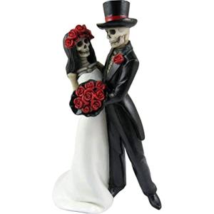 BBABBT Figuras de pareja esqueleto novia novio pareja figur…