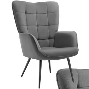 TecTake® Sillón Orejero Estilo Escandinavo, Butaca de Salón…