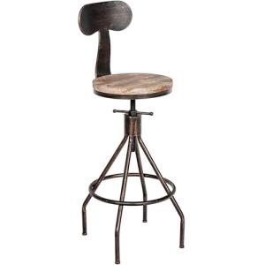 CLP Taburete De Bar Hanam Industrial En Madera I Silla De B…