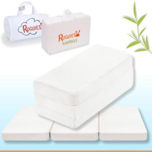 RUGUIES MAX Bamboo- Colchón Cuna Plegable 120x60cm para Máx…
