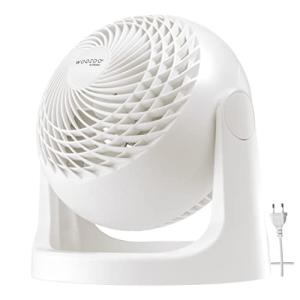 Iris Ohyama Woozoo, 23m², Ventilador de mesa, Blanco, 3 vel…