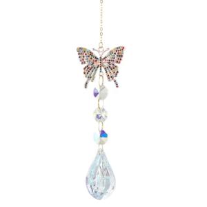 GORGECRAFT Atrapasueños de Mariposas 39cm Prisma de Lágrima…