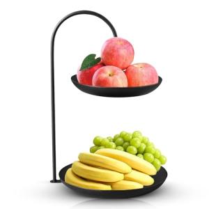 Frutero, Cesta De Fruta De Hierro De 2 Niveles, Soporte Par…