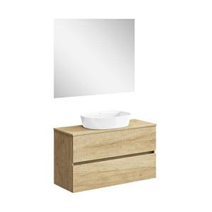 Baikal Mueble de Baño Onyx. Mueble MONTADO, Mueble 2 cajone…