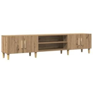 vidaXL Mueble de TV Madera de ingeniería Roble Artisan 180x…