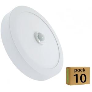 Plafón LED Techo con Sensor de Movimiento Circular 18W con…