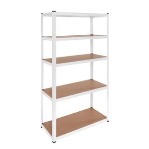 OcioDual Estantería Metálica Essential Blanco, Ideal para H…