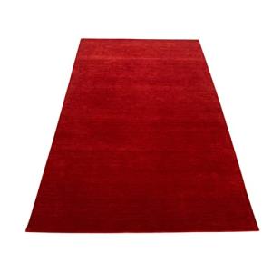Gabbeh Alfombra roja 100% lana Oriental tejido a mano puent…
