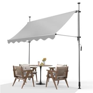 Toldo Manual Retráctil 300x120cm, Toldo de Exterior Resiste…