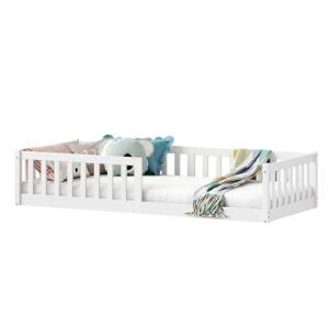 IDIMEX Gustavo Montessori - Cama de suelo (90 x 200 cm, mad…