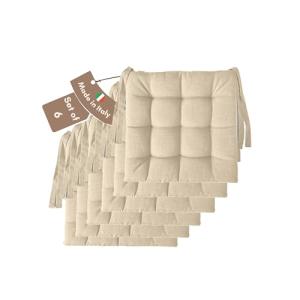 Juego de 6 Cojines para Sillas de Comedor Fabricados en Ita…