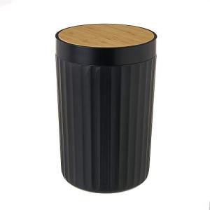 LOLAhome Papelera de baño con tapa basculante de 5L - Cubo…